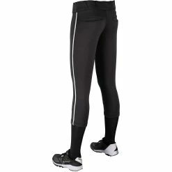 Champro Tournament Traditional Low Rise Girls Fastpitch Softball Pants W/ Braid (Black/White) -Cheap Baseball Bats Store champro tournament lowrise pants bkwh 3 1fd8a99d 6f6a 4b49 9402 c019e8367033