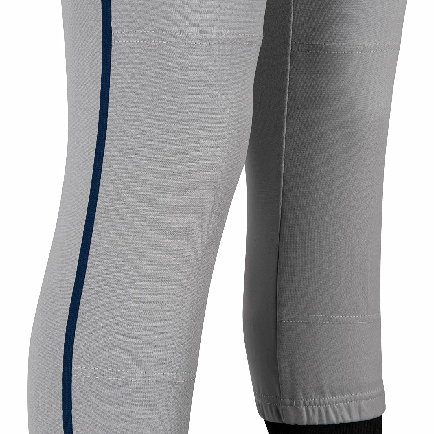 Champro Tournament Traditional Low Rise Girls Fastpitch Softball Pants W/Braid (Gray/Navy) 4 Champro Tournament Traditional Low Rise Girls Fastpitch Softball Pants W/Braid (Gray/Navy) - Image 4