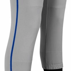 Champro Tournament Traditional Low Rise Girls Fastpitch Softball Pants W/ Braid (Gray/Royal) -Cheap Baseball Bats Store champro tournament lowrise pants gryro 4 f928c920 7dd5 4140 8528 65b29bd56bd2