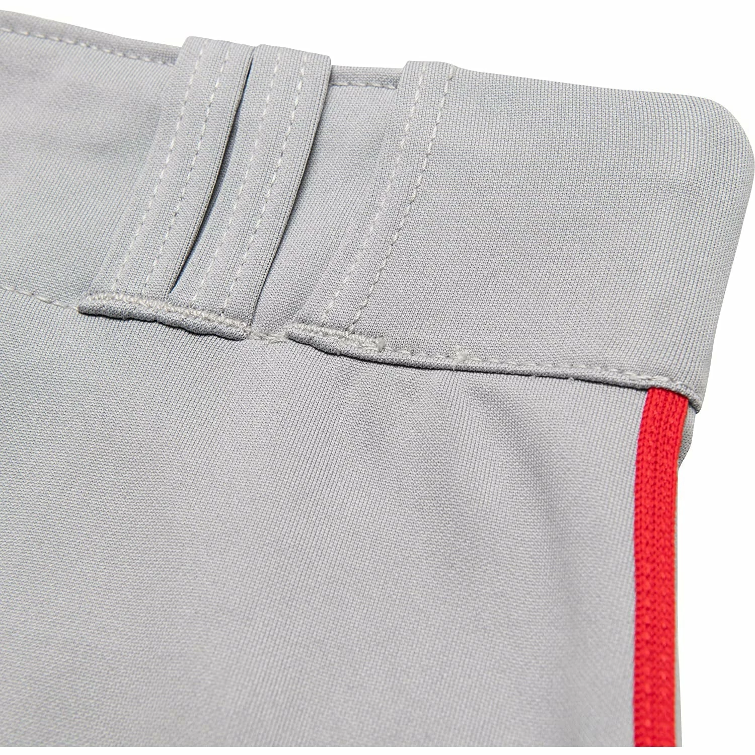 Champro Tournament Traditional Low Rise Girls Fastpitch Softball Pants W/ Braid (Gray / Scarlet) 6 Champro Tournament Traditional Low Rise Girls Fastpitch Softball Pants W/ Braid (Gray / Scarlet) - Image 6