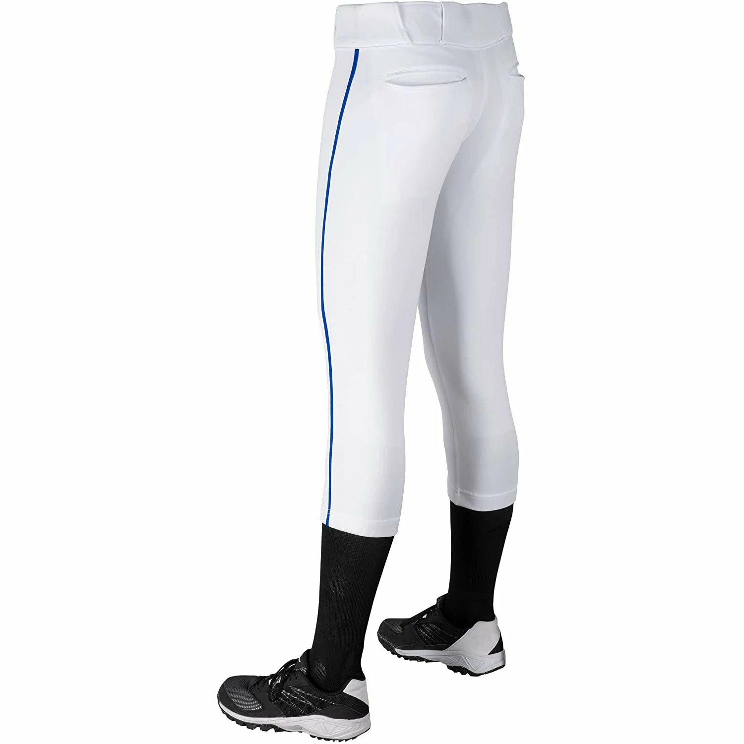 Champro Tournament Traditional Low Rise Girls Fastpitch Softball Pants W/ Braid (White/Royal) 3 Champro Tournament Traditional Low Rise Girls Fastpitch Softball Pants W/ Braid (White/Royal) - Image 3