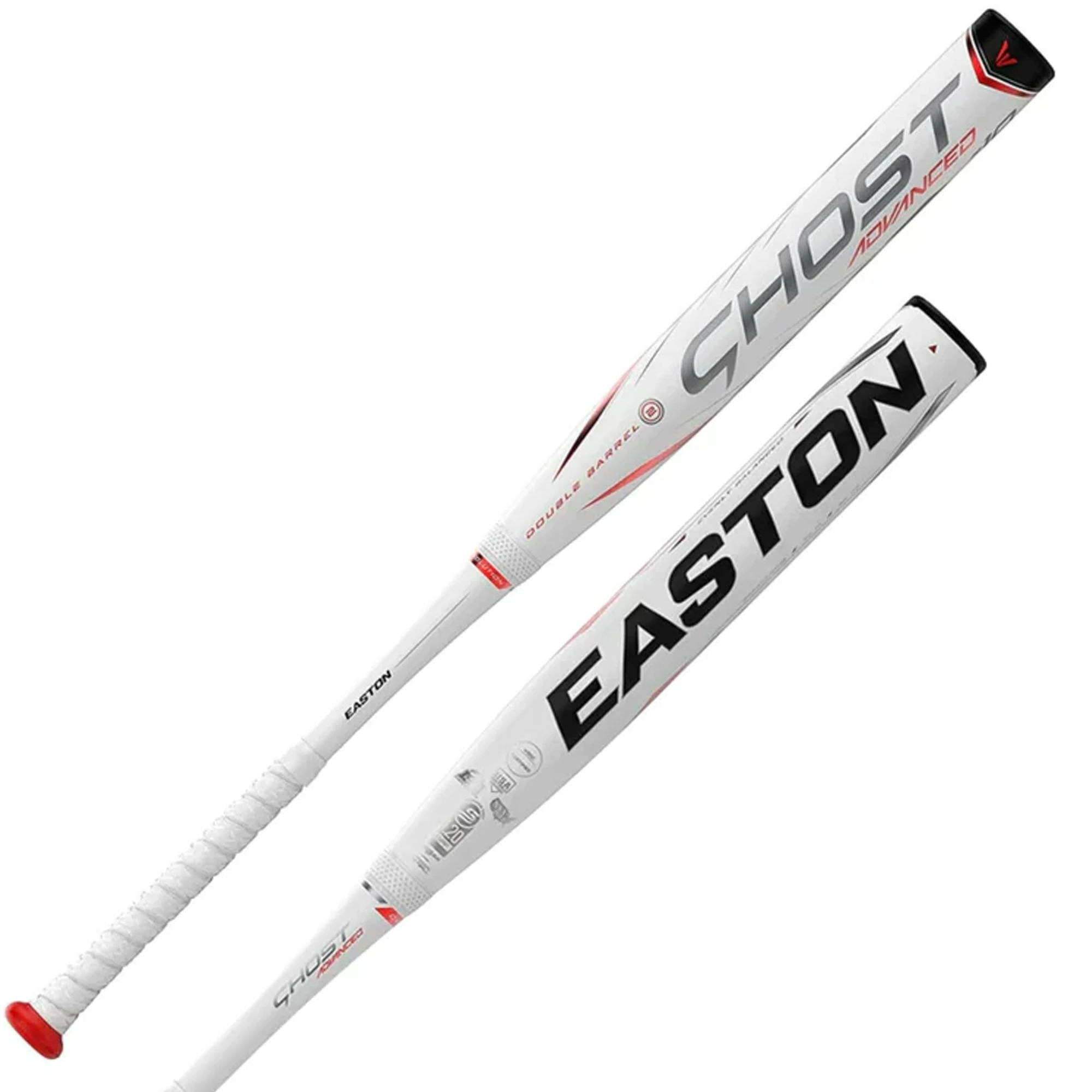 Easton Ghost 2022 Advanced Approved For All Fields 2 1/4" Fastpitch Softball Bat Drop (White / Red) 1 Easton Ghost 2022 Advanced Approved For All Fields 2 1/4" Fastpitch Softball Bat Drop (White / Red)