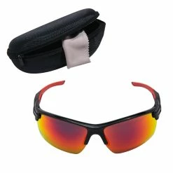 Guardian Baseball Diamond Ray Beams Adult Shield Sunglasses - Comes With Protective Case And Lens Cloth - Adult Unisex - Sports Sunglasses (Black/Red) 11 Guardian Baseball Diamond Ray Beams Adult Shield Sunglasses - Comes With Protective Case And Lens Cloth - Adult Unisex - Sports Sunglasses (Black/Red) -Cheap Baseball Bats Store gb diamondray sungth6407 adult blkredmulti 2