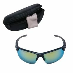 Guardian Baseball Diamond Ray Beams Adult Shield Sunglasses - Comes With Protective Case And Lens Cloth - Adult Unisex - Sports Sunglasses (Navy/Grey/Clear Blue) -Cheap Baseball Bats Store gb diamondray sungth6407 adult navy grey clear 2
