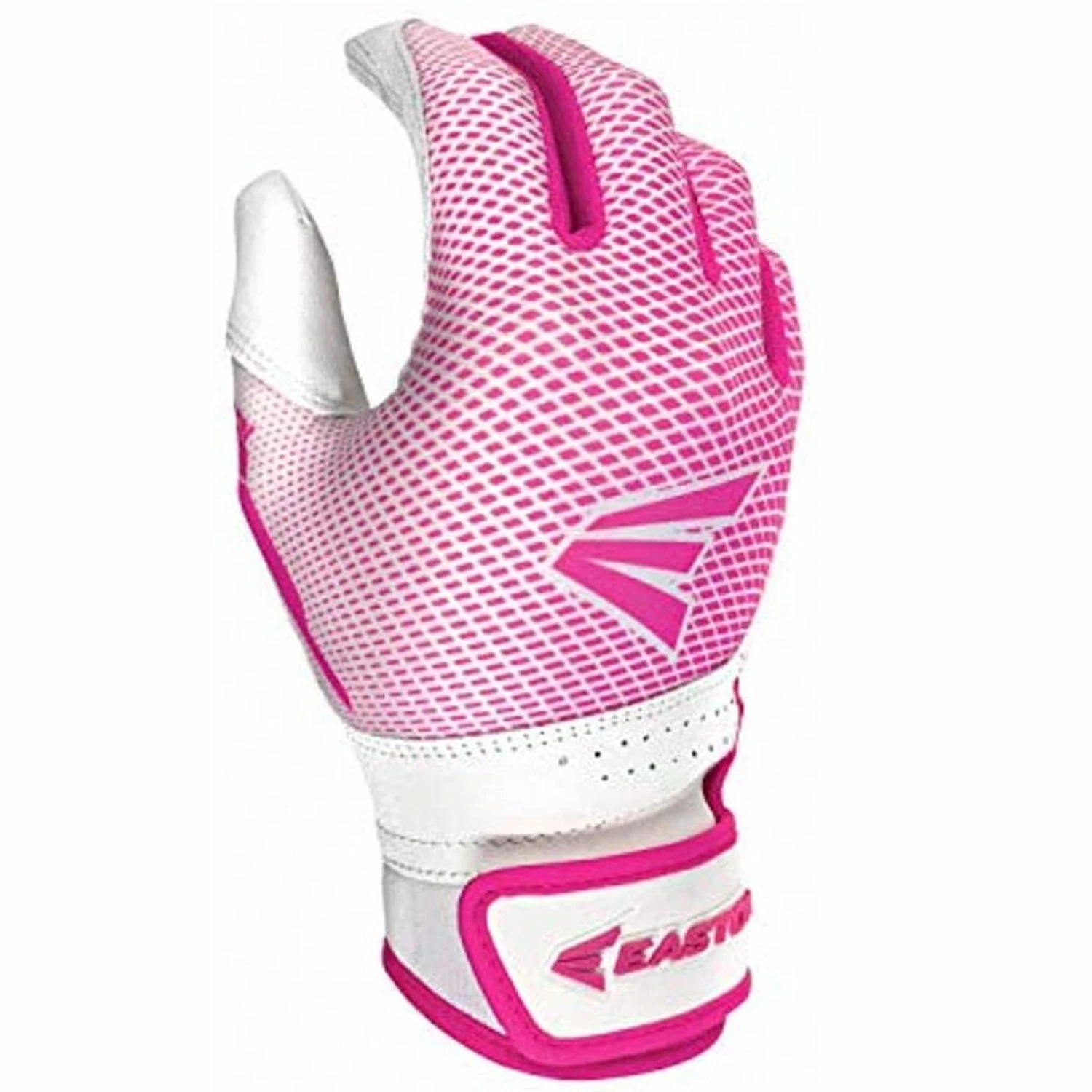 EASTON HYPERLITE Series Fastpitch Softball Batting Gloves (White/Pink) 1 EASTON HYPERLITE Series Fastpitch Softball Batting Gloves (White/Pink)