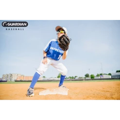 Guardian Baseball Diamond Ray Beams Adult Shield Sunglasses - Comes With Protective Case And Lens Cloth - Adult Unisex - Sports Sunglasses (Navy/Grey/Clear Blue) -Cheap Baseball Bats Store guardian baseball sunglasses diamond ray navy grey clear blue