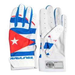 Guardian Baseball X Rawlings 5150 Limited Edition Cuba Flag Baseball Batting Gloves Adult Sizes(Blue/White/Red) -Cheap Baseball Bats Store guardian baseball rawlings 5150 limited edition cuba flag baseball batting gloves main