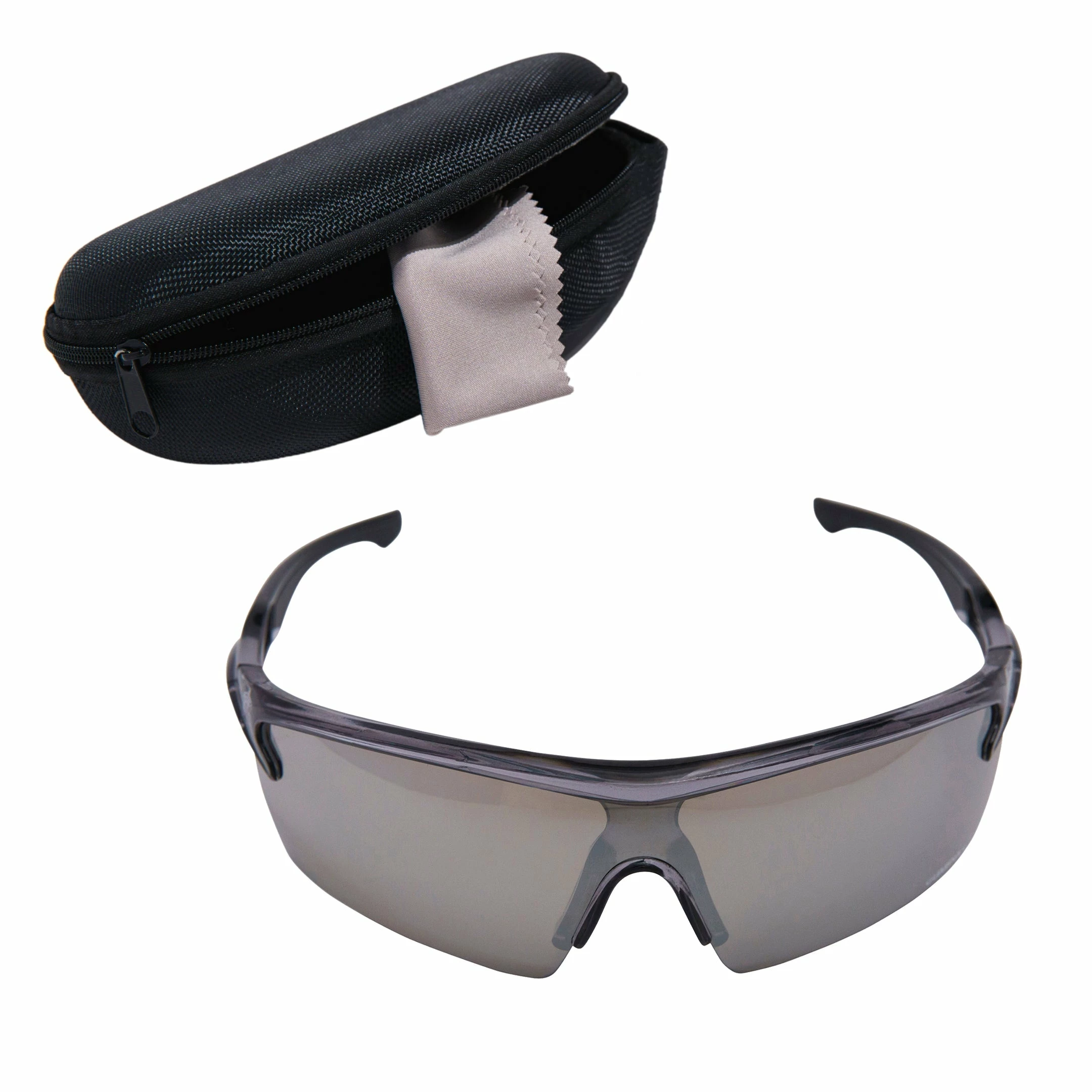 Guardian Baseball Reflector Pro Adult Shield Sunglasses - Comes With Protective Case And Lens Cloth - Adult Unisex - Sports Sunglasses (Grey/Grey) 2 Guardian Baseball Reflector Pro Adult Shield Sunglasses - Comes With Protective Case And Lens Cloth - Adult Unisex - Sports Sunglasses (Grey/Grey) - Image 2