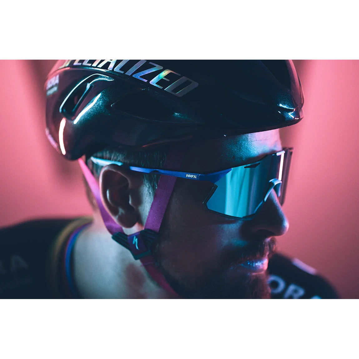 100% Hypercraft Frameless Sport Performance Baseball Sunglasses (Hiper Red) 2 100% Hypercraft Frameless Sport Performance Baseball Sunglasses (Hiper Red) - Image 2