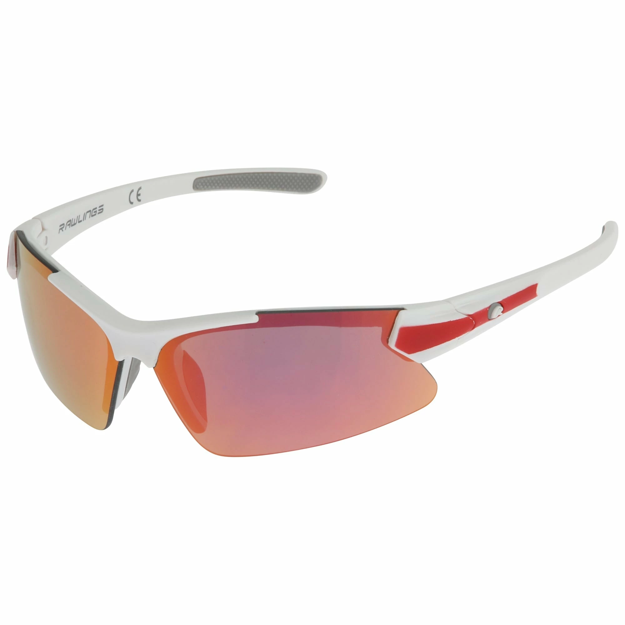 RAWLINGS Youth Sports Baseball Sunglasses Durable 100% UV Poly Lens, Shielded Lens (White/Red) 1 RAWLINGS Youth Sports Baseball Sunglasses Durable 100% UV Poly Lens, Shielded Lens (White/Red)