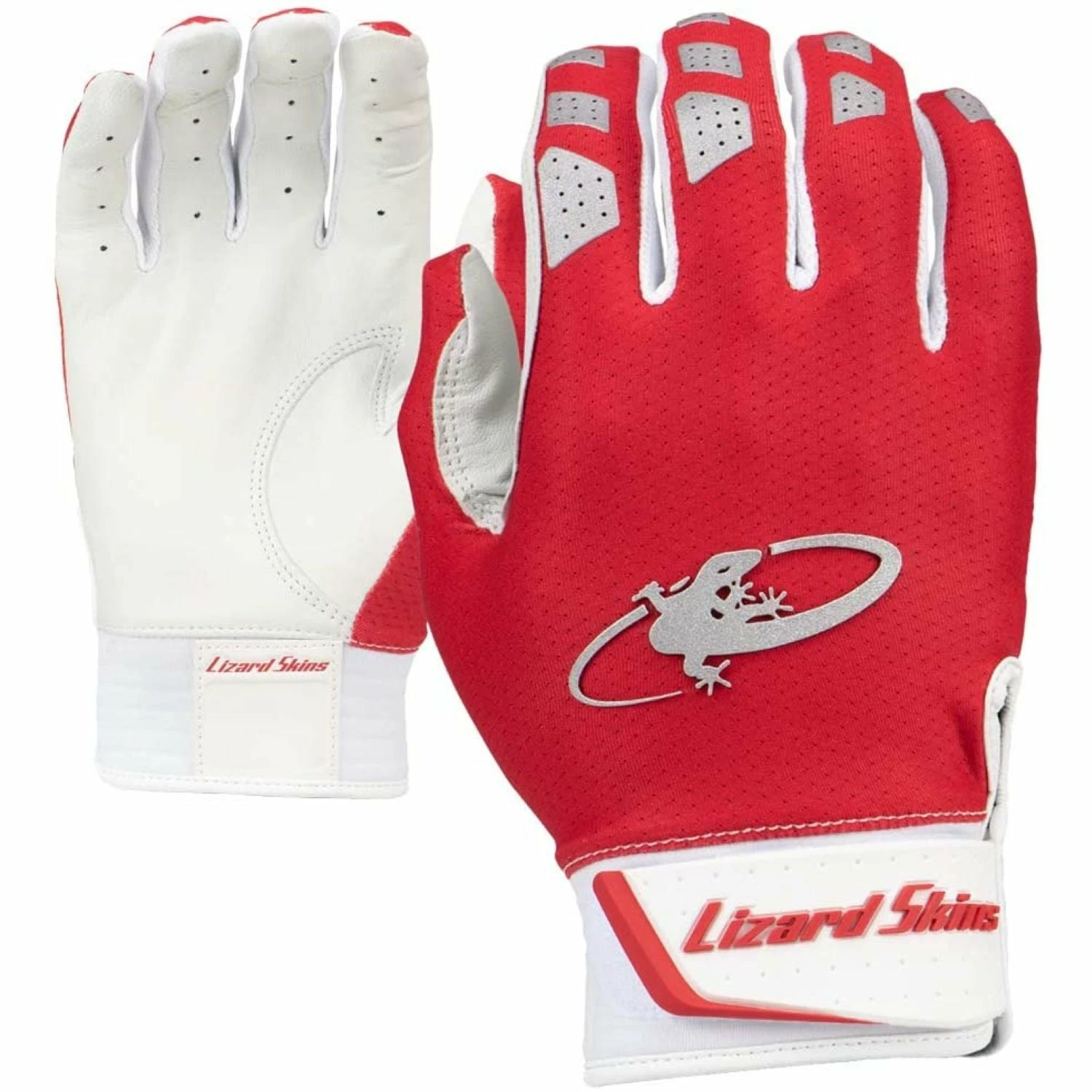 Lizard Skins Komodo V2 Batting Glove Youth (Red) 2 Lizard Skins Komodo V2 Batting Glove Youth (Red) - Image 2