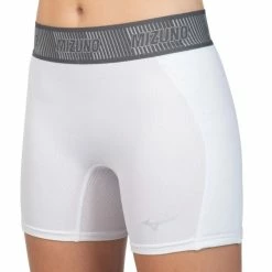 Mizuno Aero Vented Padded Women's Sliding Shorts (White) -Cheap Baseball Bats Store miz2