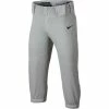 Nike Mens Vapor Pro Knicker High Baseball Pants (Gray/Black)