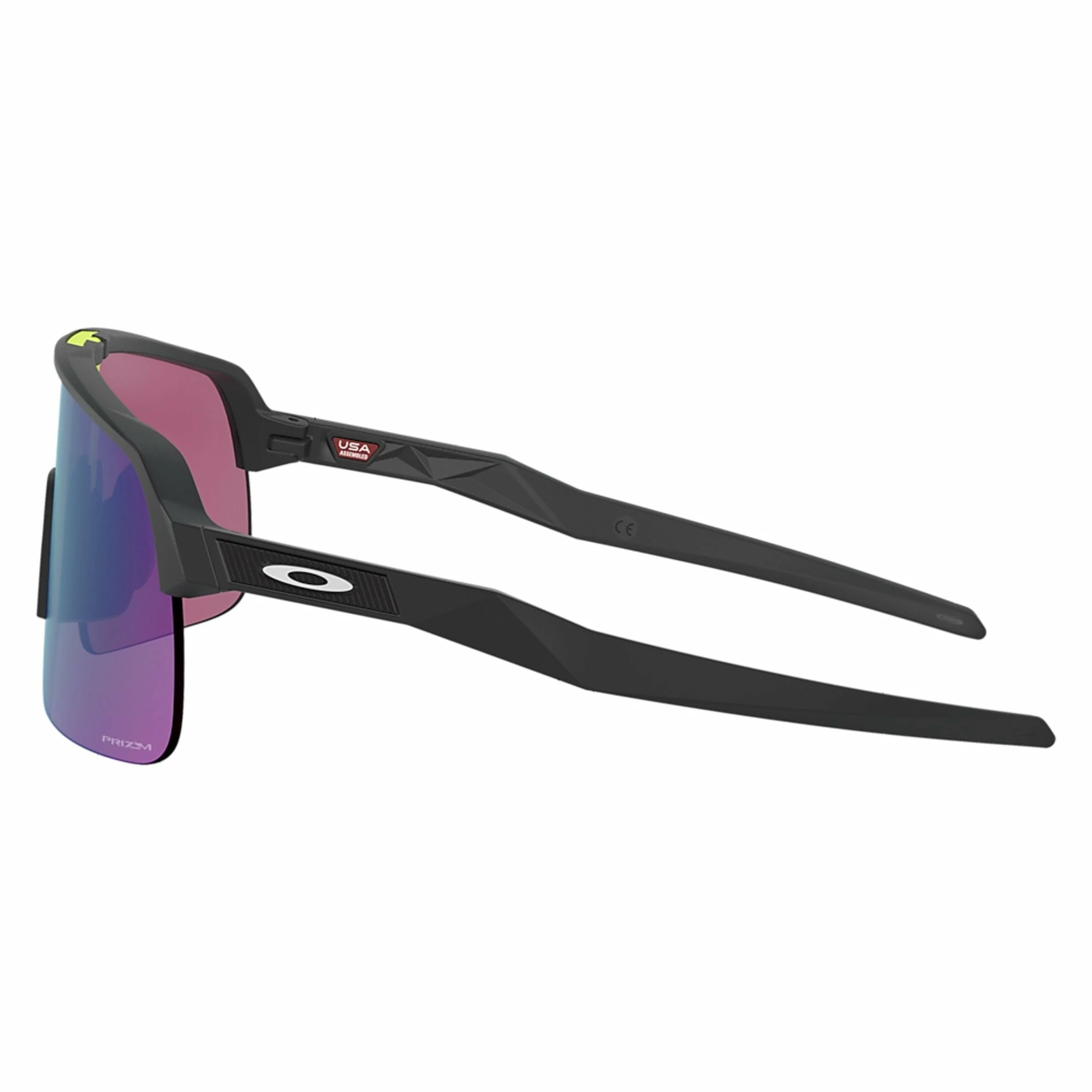 Oakley Sutro Lite Men's Polarized Rectangular Baseball Shield Sunglasses (Matte Black/Prizm Road/Jade) 4 Oakley Sutro Lite Men's Polarized Rectangular Baseball Shield Sunglasses (Matte Black/Prizm Road/Jade) - Image 4
