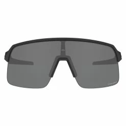 Oakley Sutro Lite Men's Polarized Rectangular Baseball Shield Sunglasses (Black/Prizm Black)