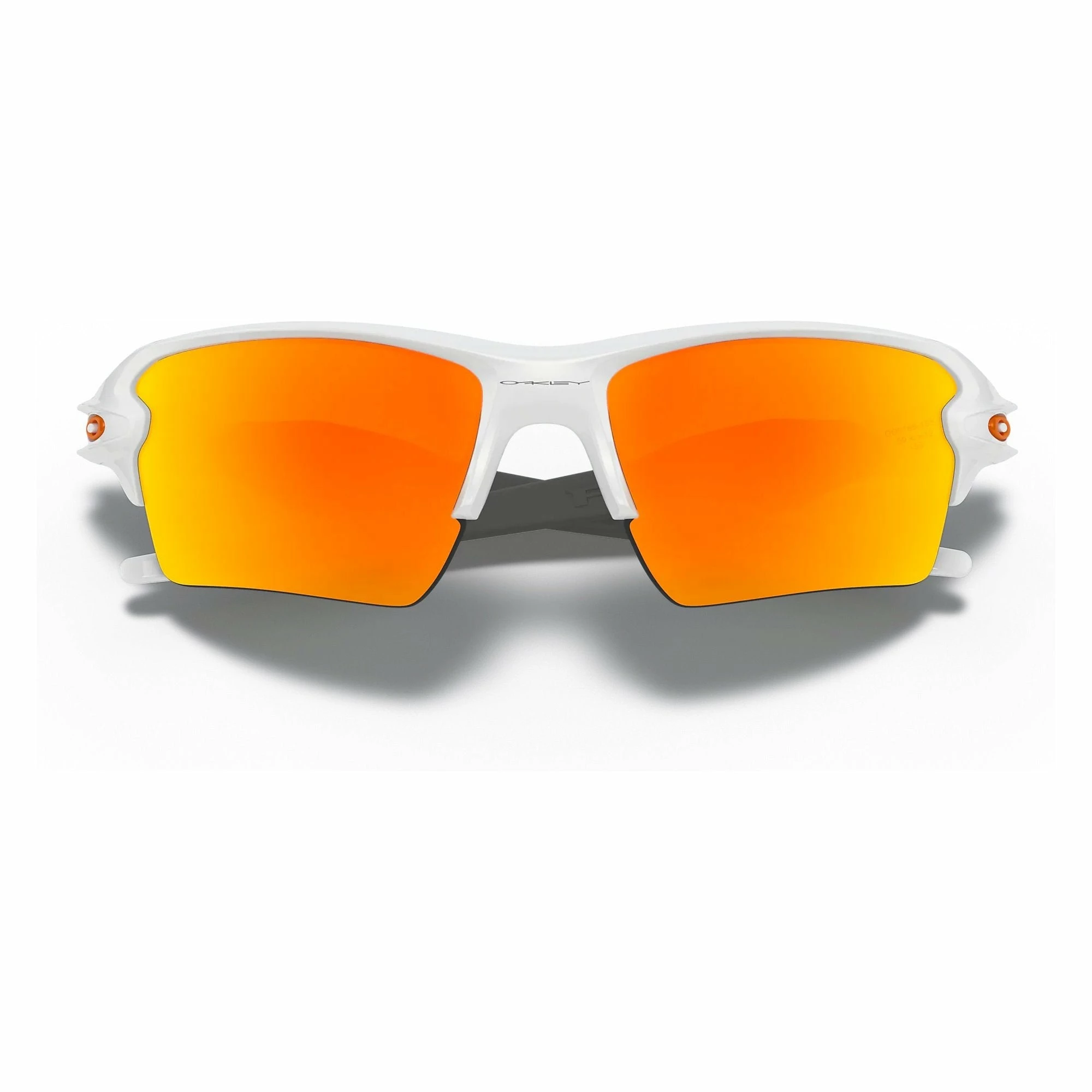 Oakley Flak 2.0 XL Men's Baseball Sunglasses, Polished, Polished (White/Fire Iridium) 6 Oakley Flak 2.0 XL Men's Baseball Sunglasses, Polished, Polished (White/Fire Iridium) - Image 6