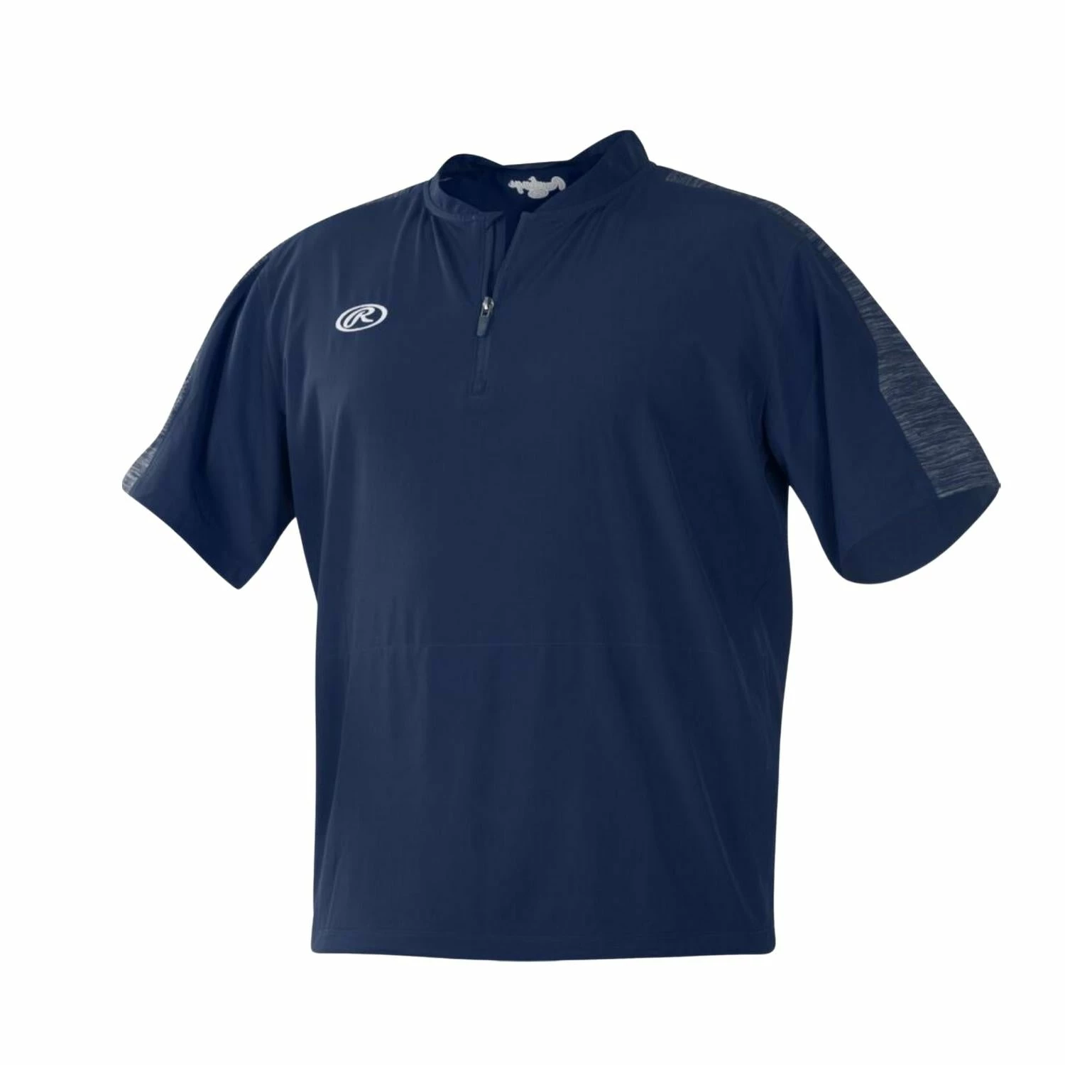 Rawlings Launch Short Sleeve Youth Boy's Cage Batting Practice Jacket (Navy) 1 Rawlings Launch Short Sleeve Youth Boy's Cage Batting Practice Jacket (Navy)