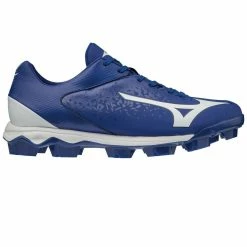 Mizuno Wave Select Nine Low Men's TPU Molded Baseball Cleats (Royal/White) -Cheap Baseball Bats Store royalwhite5