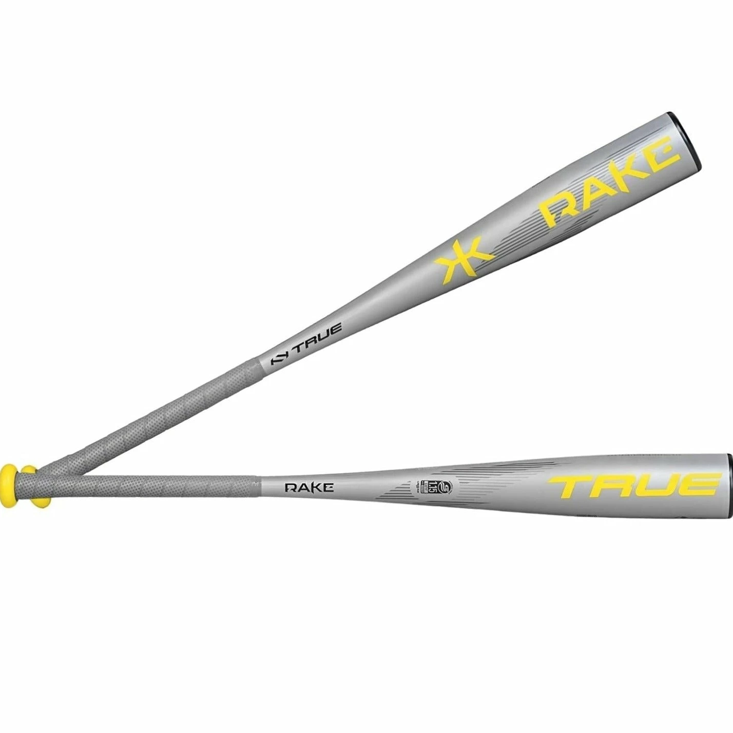 True Temper Rake 2022 USSSA 2 3/4" Baseball Bat Drop -8 (SILVER/YELLOW) 9 True Temper Rake 2022 USSSA 2 3/4" Baseball Bat Drop -8 (SILVER/YELLOW) - Image 9