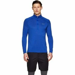 Under Armour Novelty Locker Men's 1/4 Zip Top Shirt (Navy)