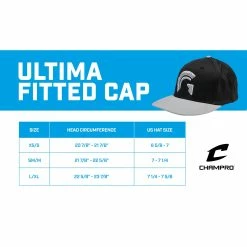 Guardian Baseball HC1 Ultima Grey/White 3-D "G" Black Ventilated Hat W/ Grey Bill L/XL (Black-Grey/Grey-White Logo) -Cheap Baseball Bats Store ultimafittedcap