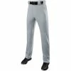 Wilson P202 Open Bottom Youth Boy's Baseball Pants (Grey)